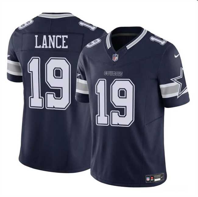 Men & Women & Youth Dallas Cowboys #19 Trey Lance Navy 2023 F.U.S.E Vapor Untouchable Limited Stitched Jersey